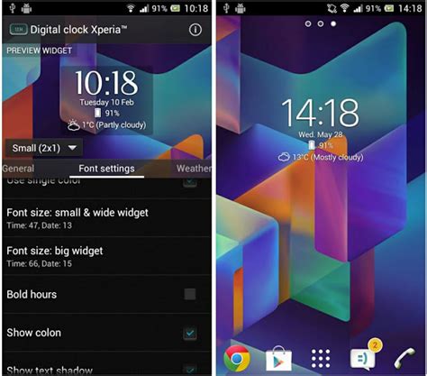 Mga video ng xperia clock widget.